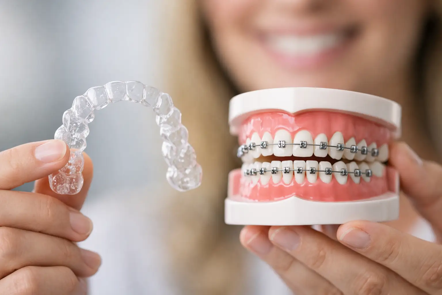 Invisalign oder feste Zahnspange für Erwachsene?
