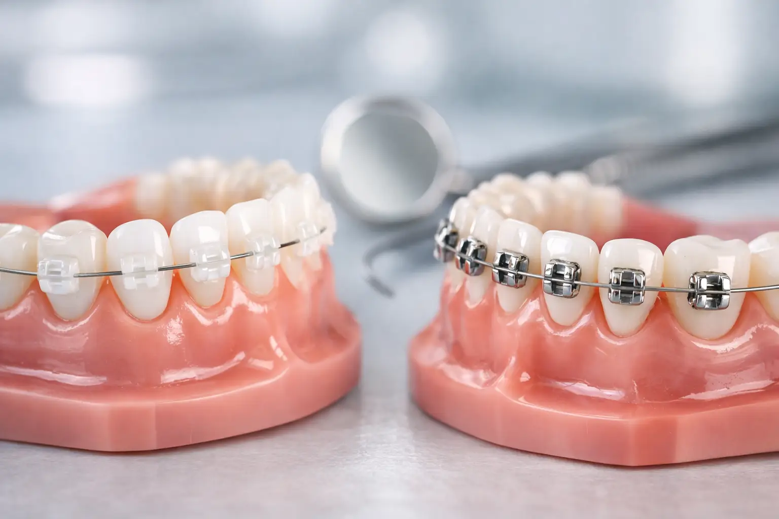 Keramikbrackets oder Metallbrackets?